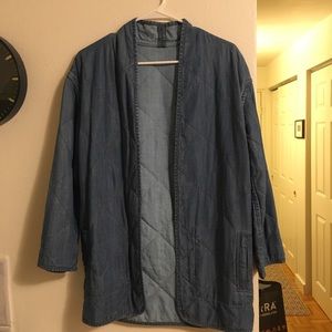 Vintage Reversible Quilted Denim Jacket